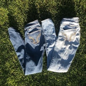 A bundle of 2 hollister jeans for the price of 1✨